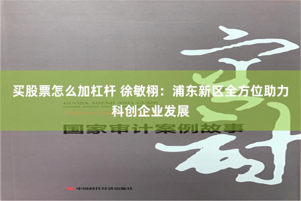 买股票怎么加杠杆 徐敏栩：浦东新区全方位助力科创企业发展